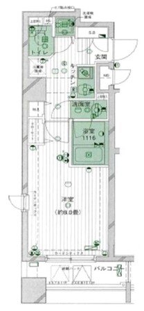 パークウェル京橋の物件間取画像